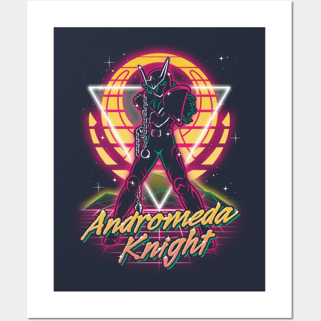 Retro Andromeda Knight Wall Art by Olipop